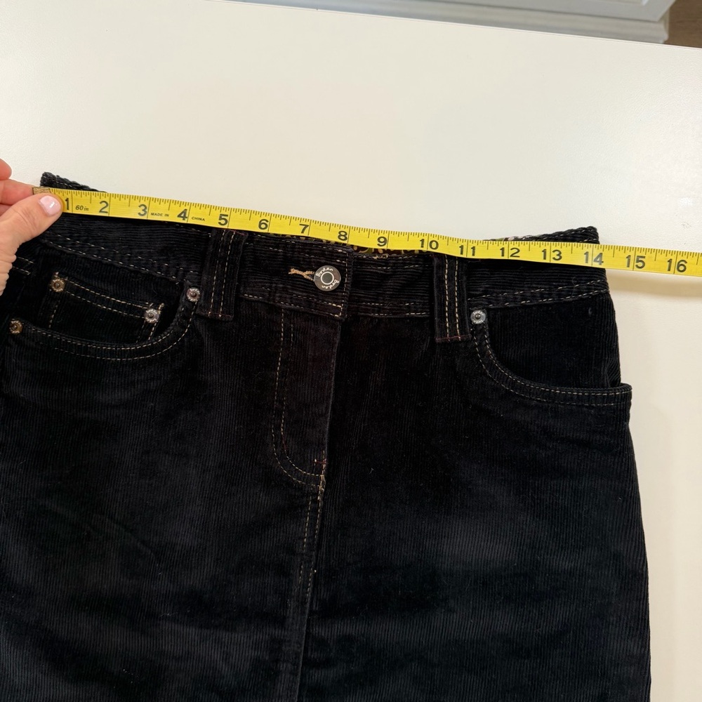 Boden Black Cord Mini Skirt - Picture 8 of 12